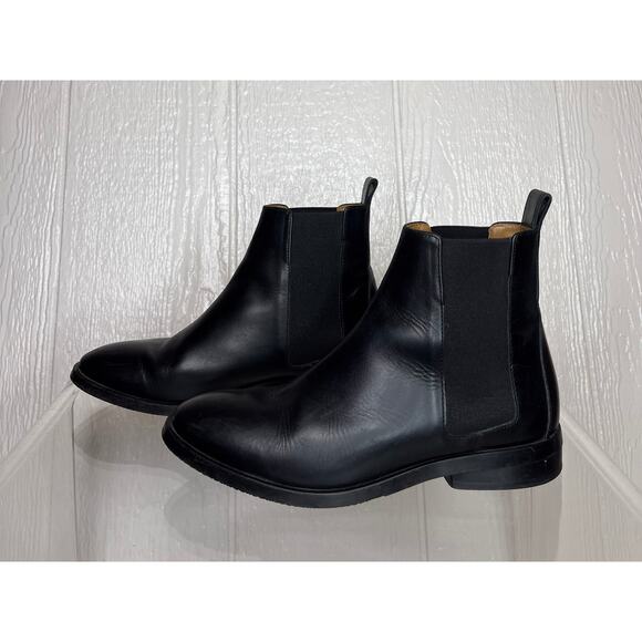 EVERLANE Black Leather Modern Chelsea Boots US 7 - Picture 7 of 11